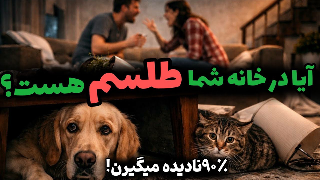 ۸ نشانه که میگه در خانه شما طلسم وجود داره | علایمی که ۹۰ درصد نادیده میگیرن!