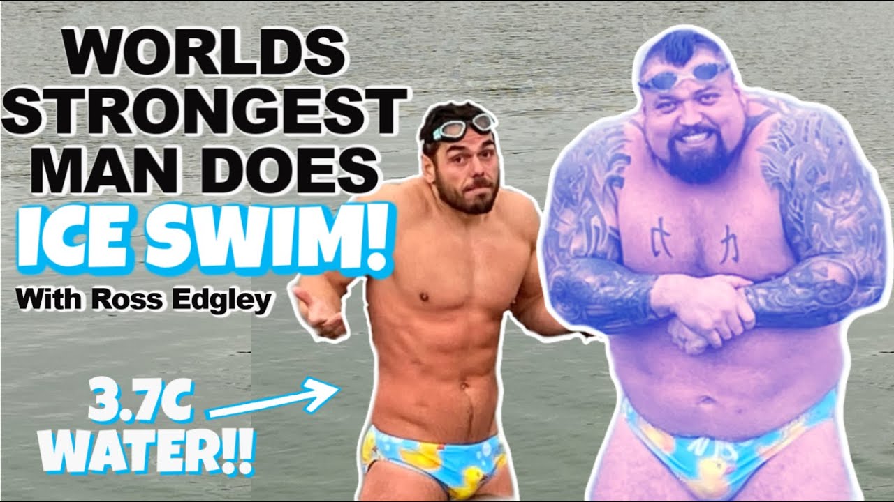 STRONGMAN DOES ICE SWIM (38•F 3•C) ft Ross Edgley