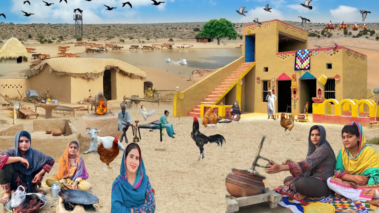 Very Unique Woman Village Life Pakistan | Village Food | Stunning Pakistan