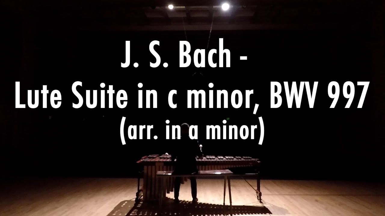 Pius Cheung - Bach/Lute Suite in c minor, BWV 997