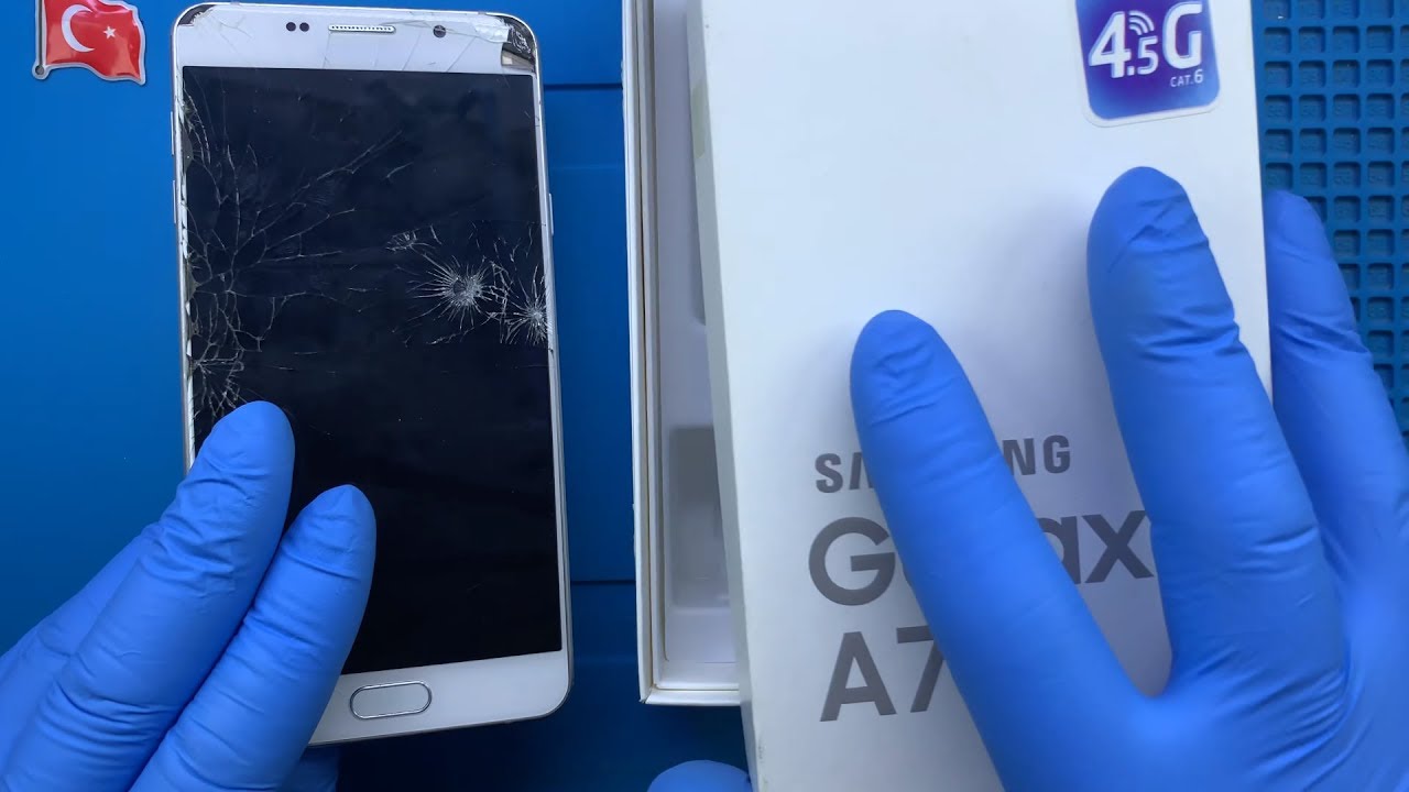 Замена экрана Samsung Galaxy A7 2016 и крышки заднего стекла