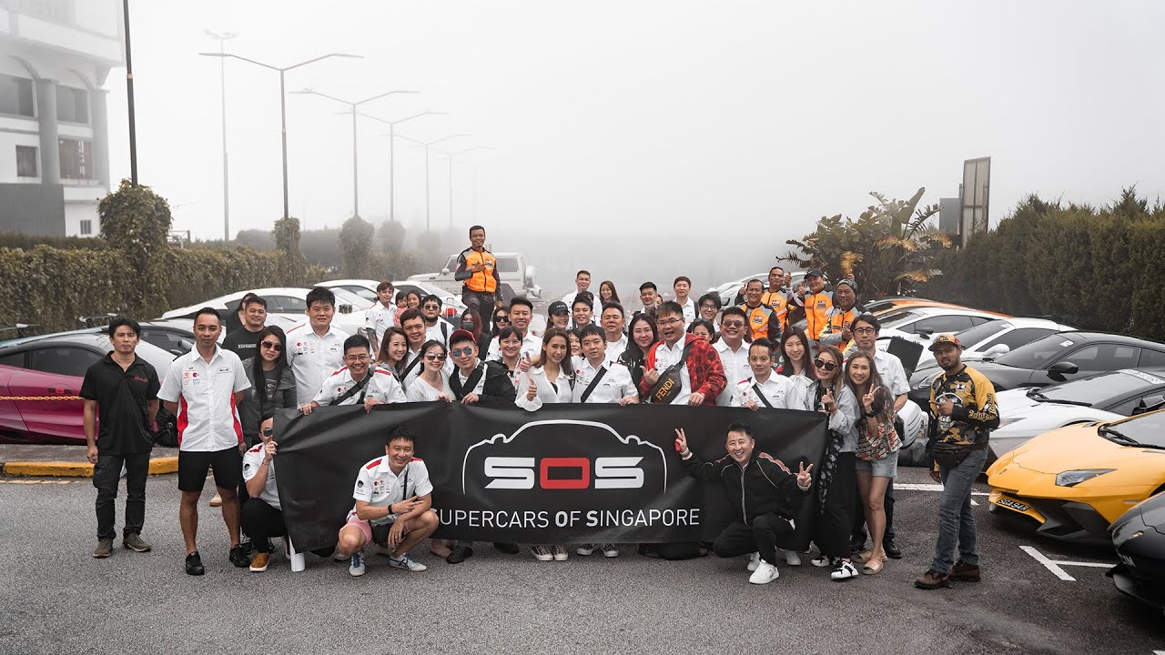 SUPERCARS OF SINGAPORE (SOS) GOES TO GENTING HIGHLANDS 2022 [4K]