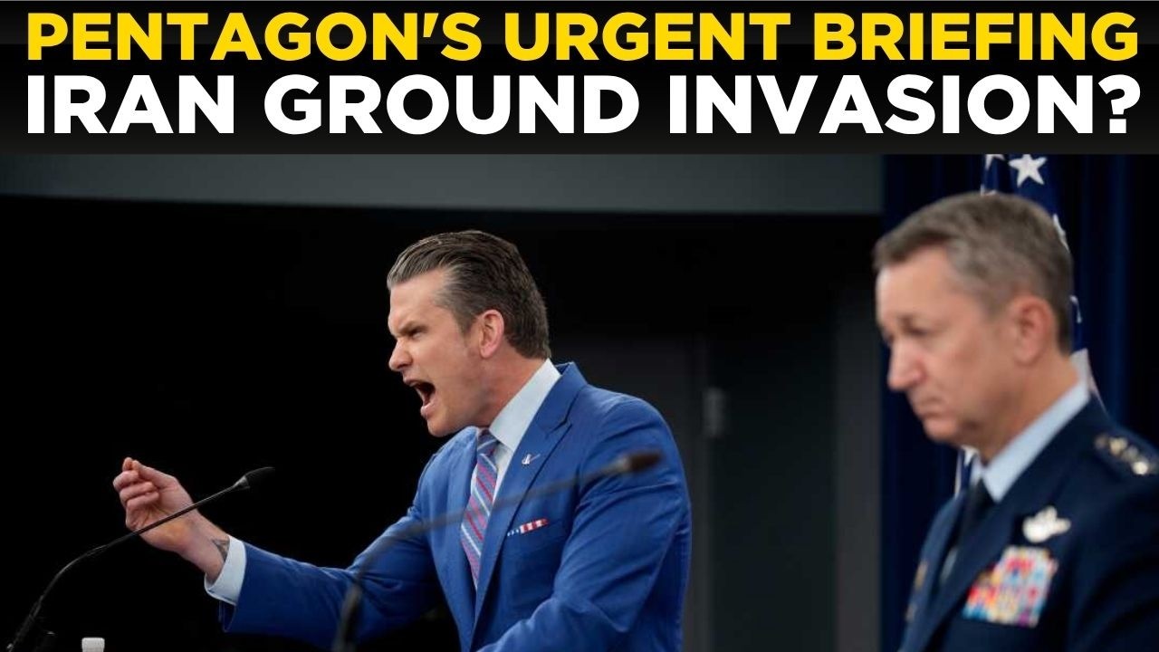 US IRAN WAR Live: Pentagon's Urgent Iran Briefing &ndash; Is America Preparing For Ground Invasion?