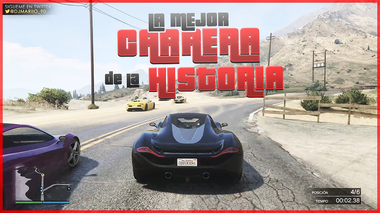 GTA 5 ONLINE | EP.81 | LA MEJOR CARRERA DE GTA V DE LA HISTORIA  | DjMaRiiO