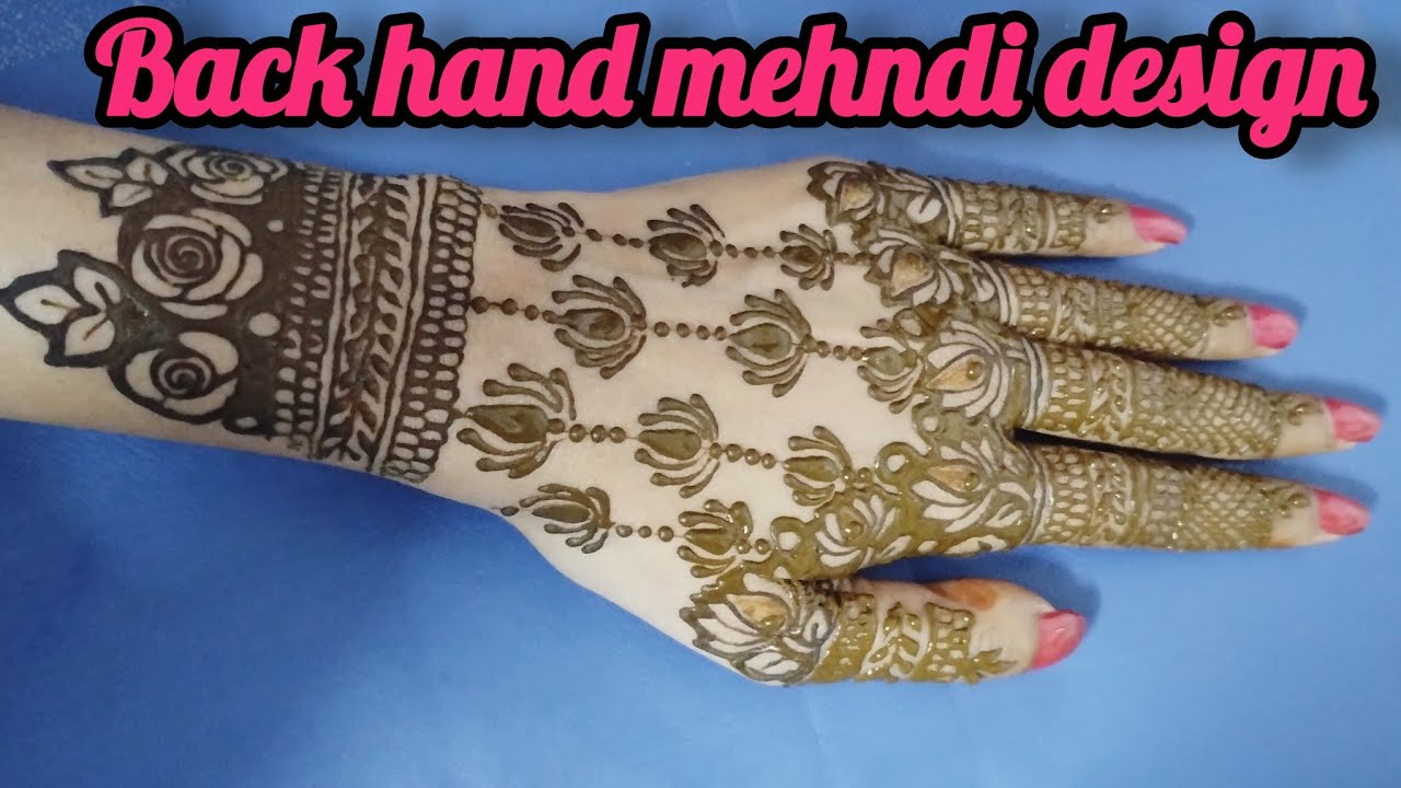 🌿🌿Back hand beautiful design|| besic to advance tricks ke sath join now #trending #mehndi ❣️