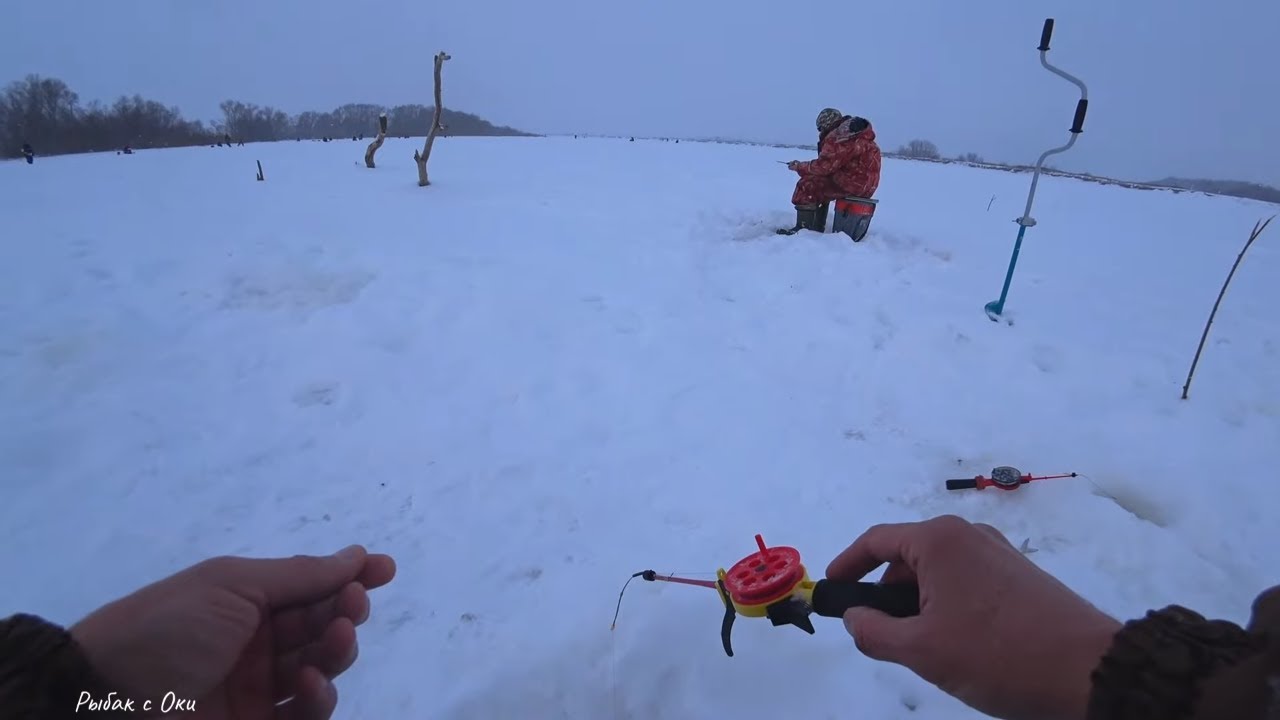 Эта снасть ловит если не клюёт! Зимняя Рыбалка на Оке 2024!