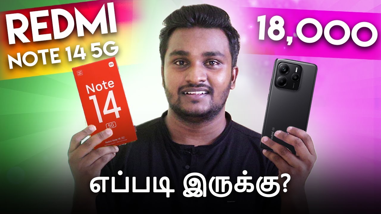 Redmi Note 14 5G @18k😮 5110mAh ⚡45W Unboxing💥 Tamil!