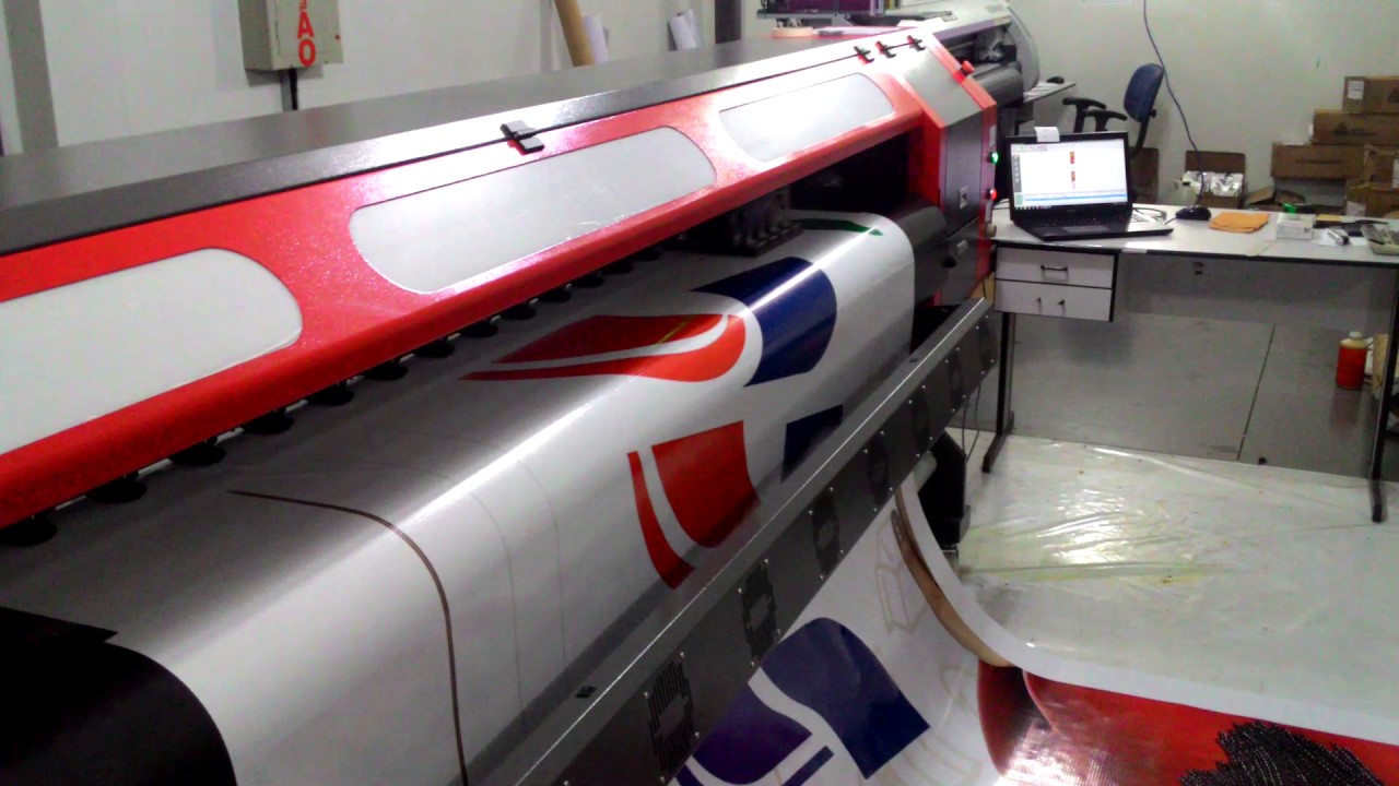 Impressora Solvente 1440DPI - Konica minolta - Megagraphic