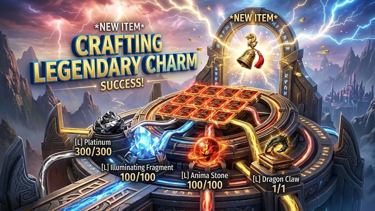 MIR4 - CRAFTING NEW LEGEND ITEM CHARM