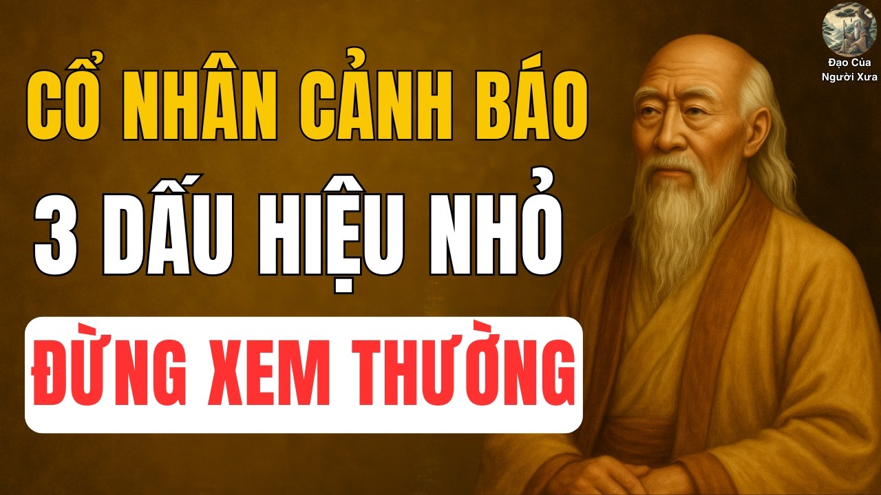 CỔ NHÂN DẠY: Người Tính Sâu Thường Lộ Ra Qua 3 Việc Rất Nhỏ