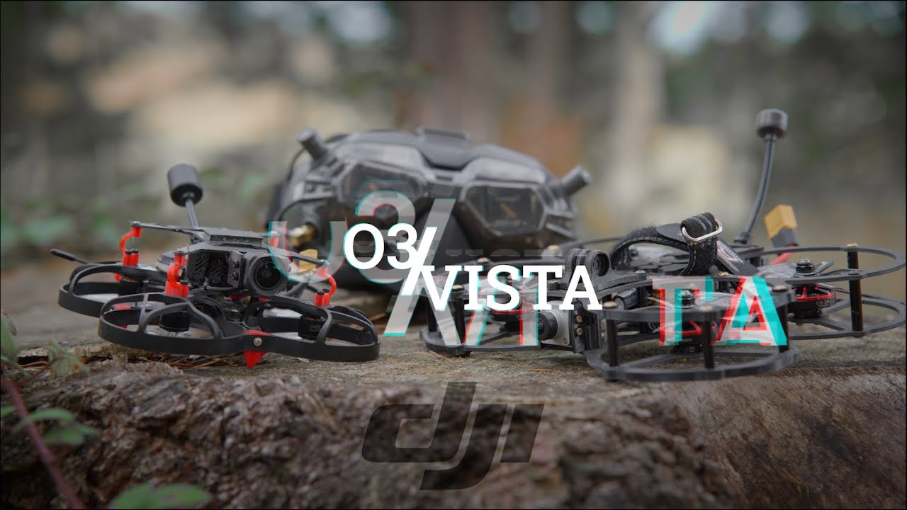 DJI Air unit O3 VS VISTA : R&Eacute;CEPTION VIDEO  [FR/EN sub]