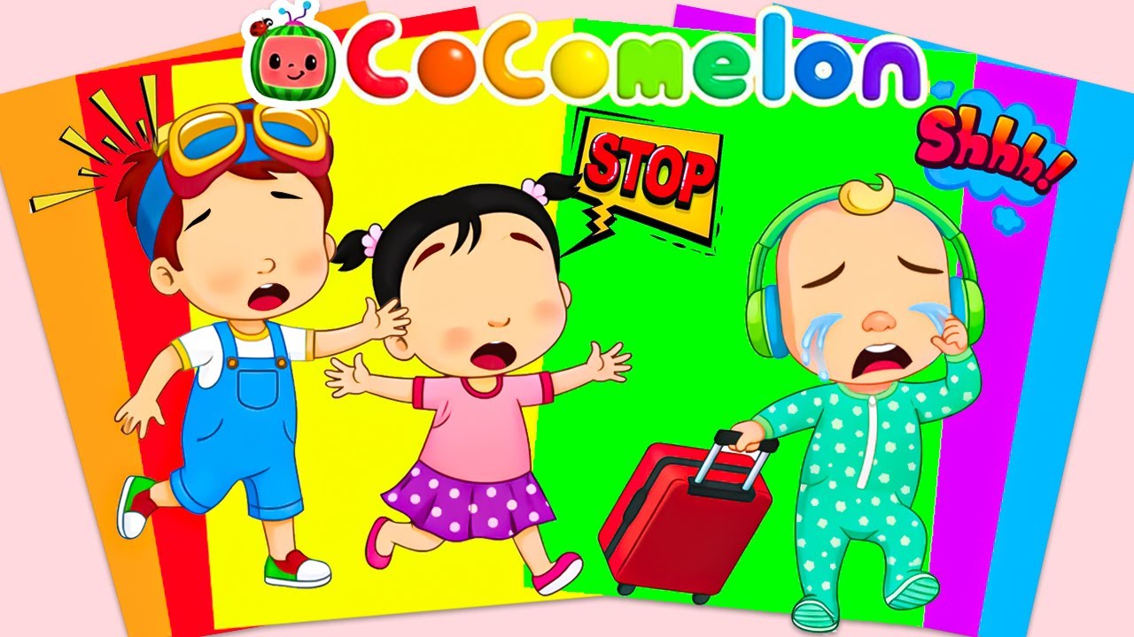 [🍒paper diy🍒] Decorate Sticker Book Cocomelon with JJ Thinks He Is Abandoned…Friends Run After Him!