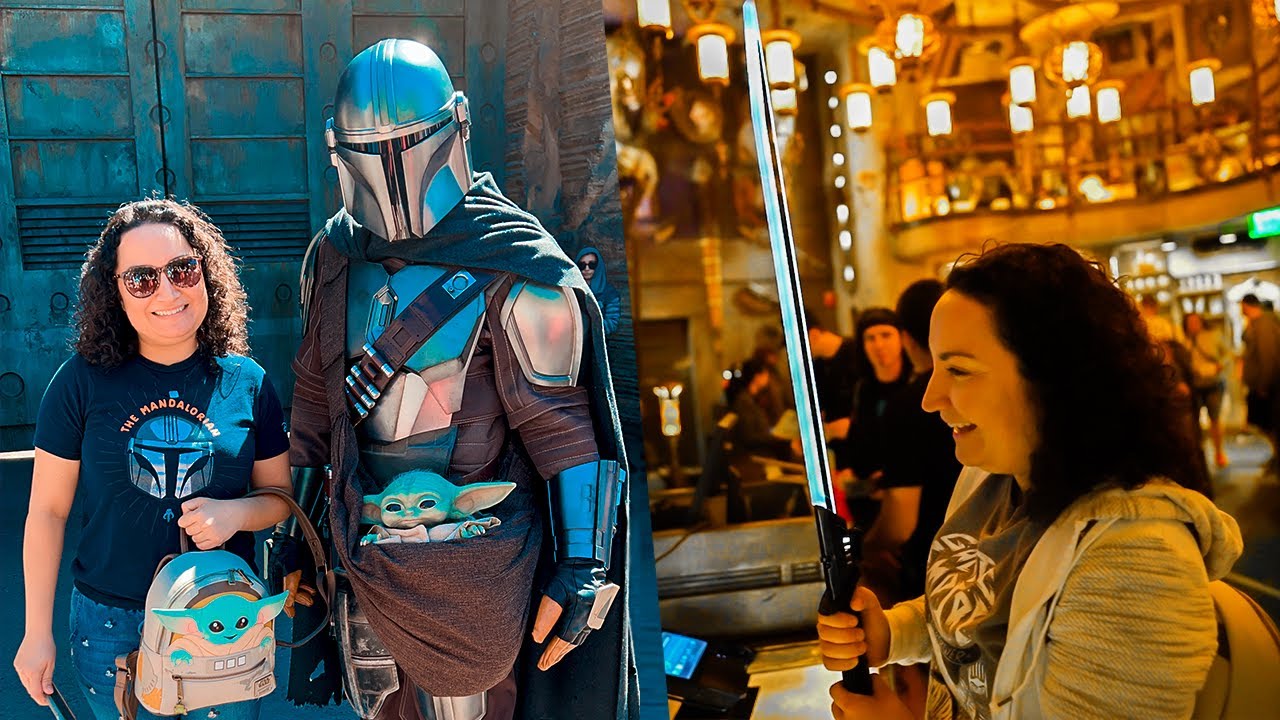 CONOCIMOS al MANDALORIAN en DISNEY y TU también PUEDES HACERLO