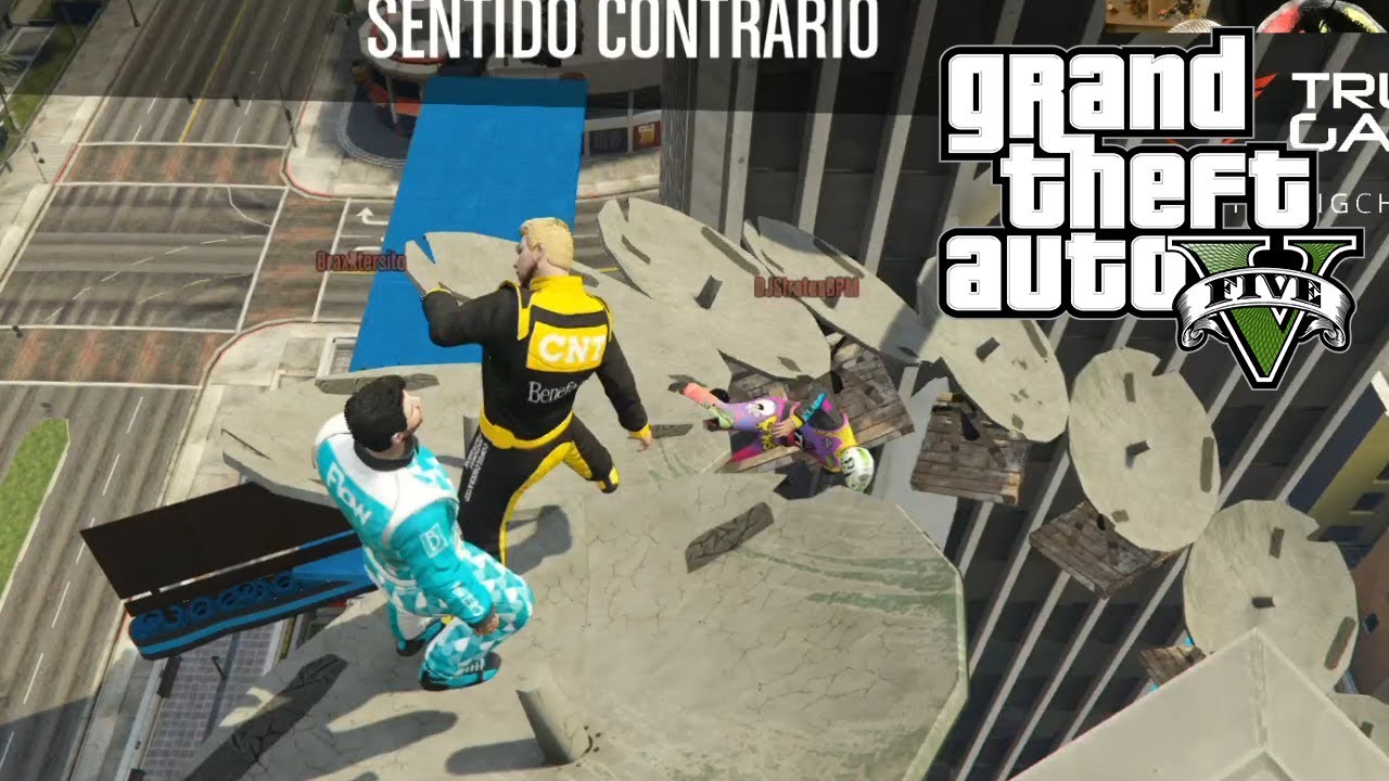 NO VAS A PARAR DE REIR!! DIRECTO COMPLETO PARKOUR GTA V