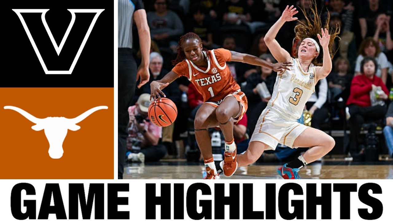 #4 Texas vs #5 Vanderbilt Highlights | Women's Basketball | College Basketball 2026
