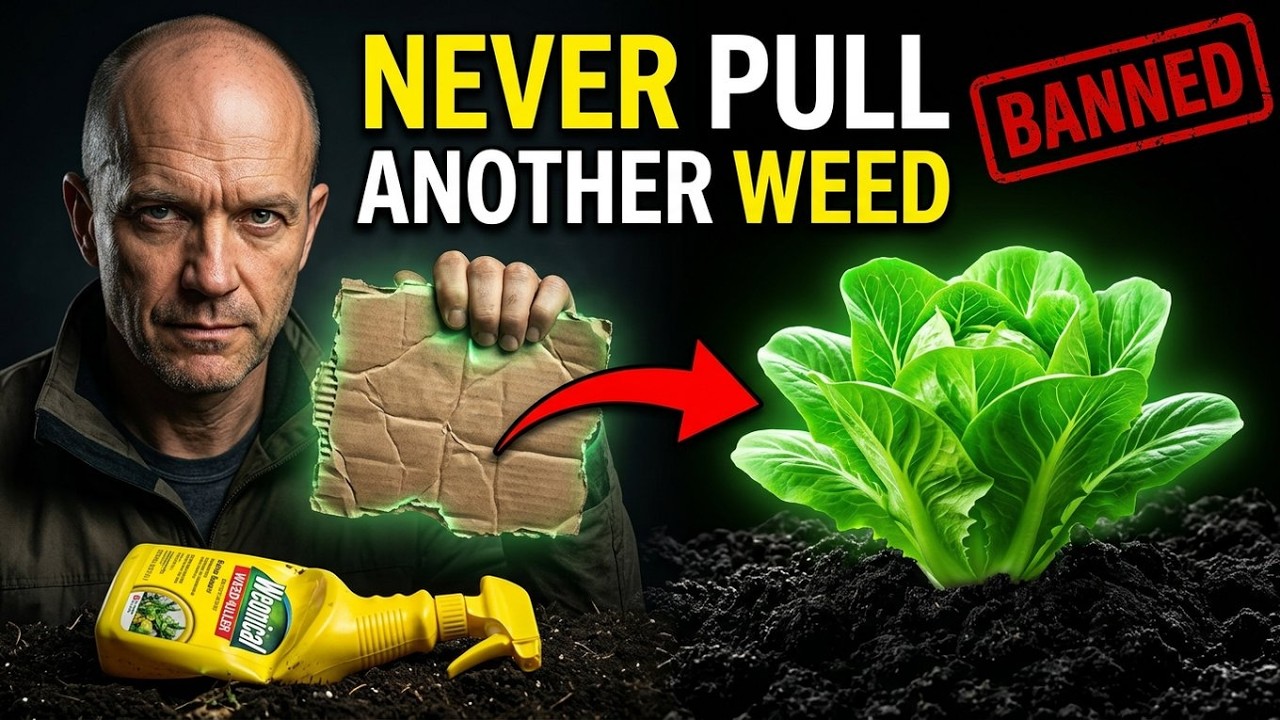 The Amish Cardboard Trick That Stops Weeds