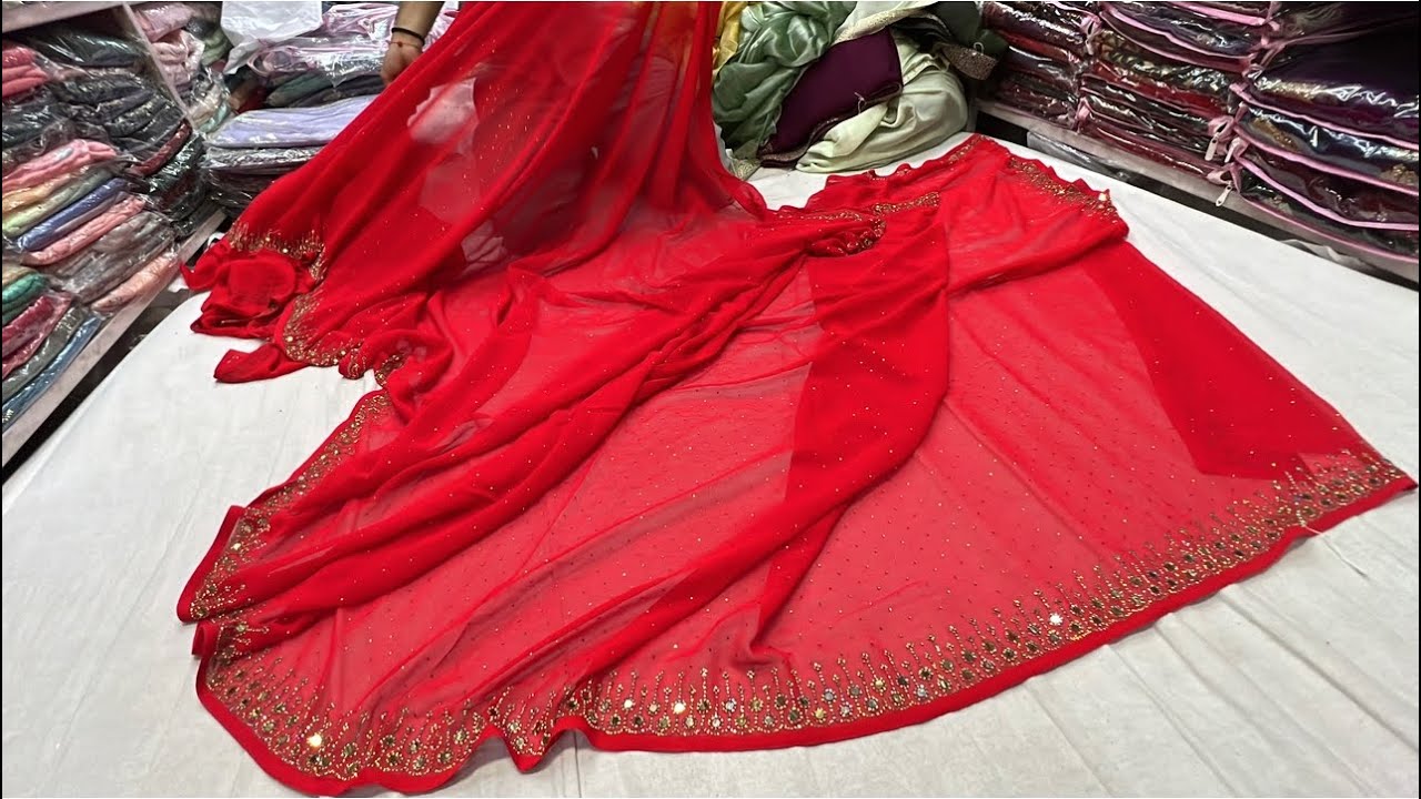 Chickpet Bangalore wholesale fancy designer sarees ||Single piece courier available