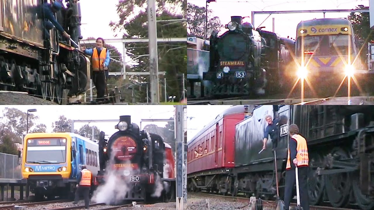 Crossing Trains at Diamond Creek