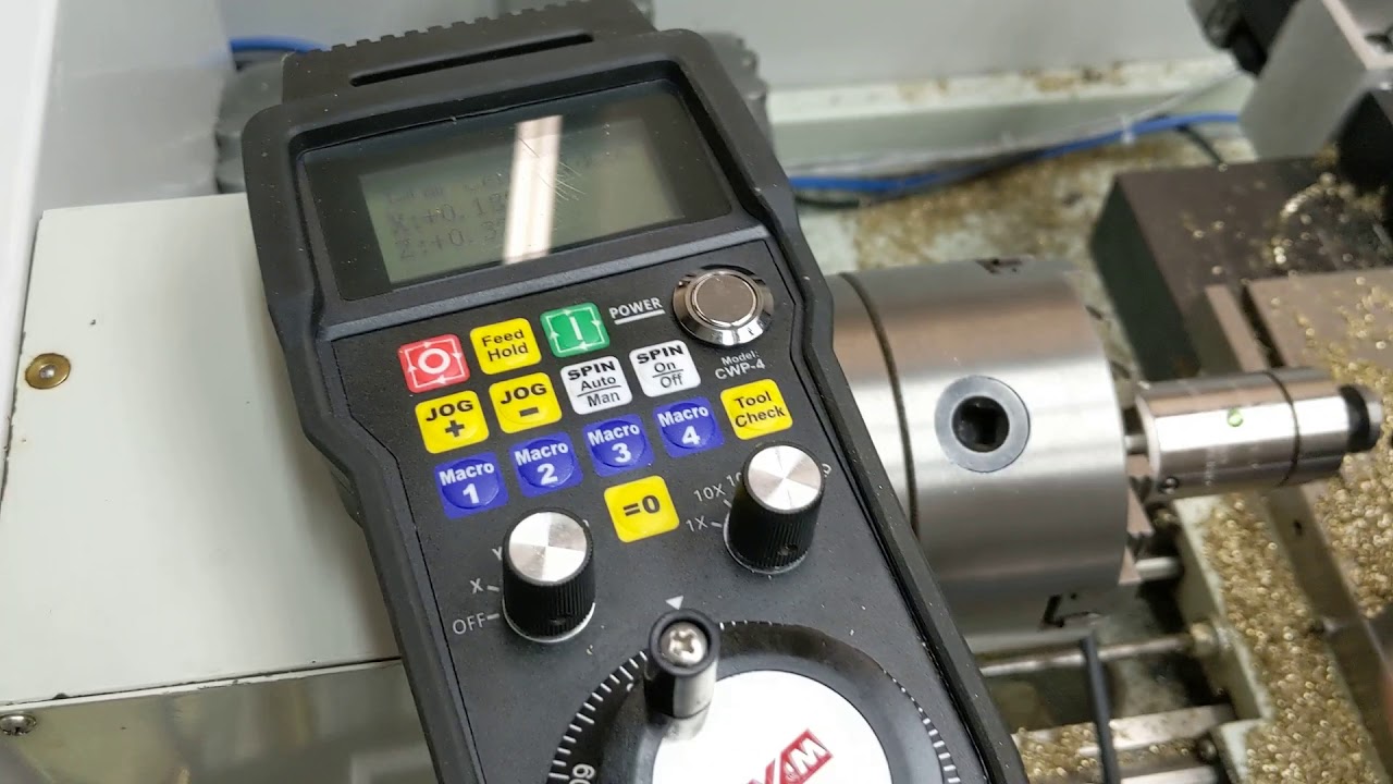 Automatic Tool Offset Measurement X Z tool offset cycle with Centroid Acorn CNC controller