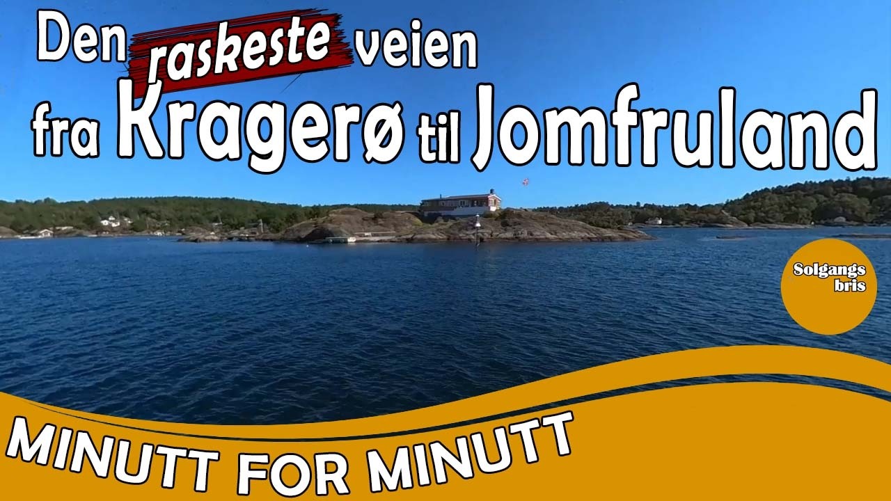 Raskeste vei mellom Kragerø og Jomfruland