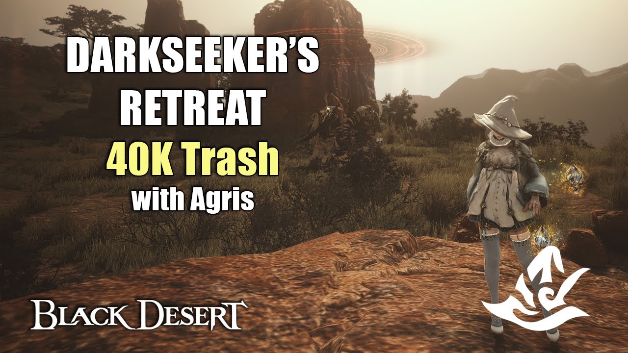 BDO | Darkseeker's Retreat Full Hour Grind | 40K Trash with Agris on Awakened Witch