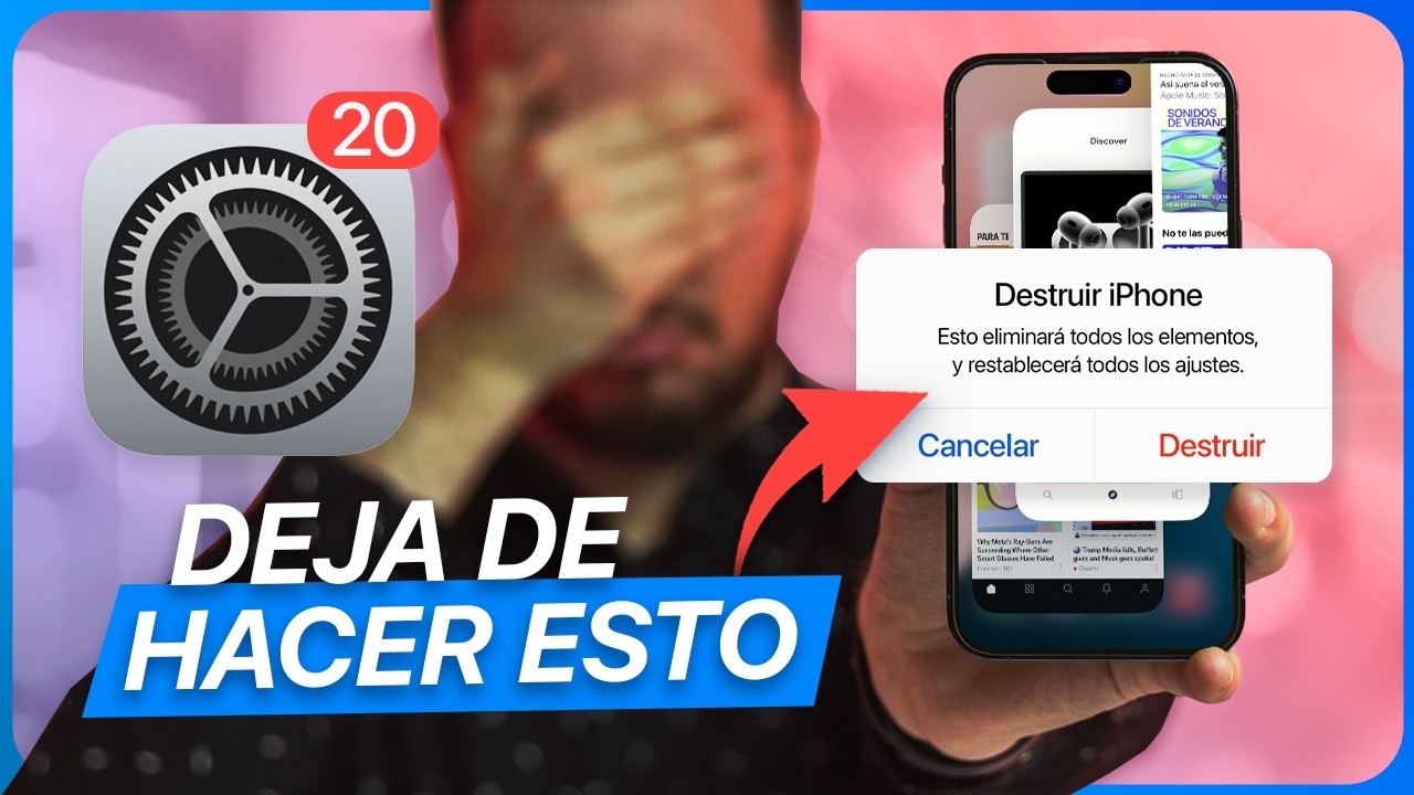 Usas MAL tu iPhone - 20 FALLOS que debes CORREGIR AHORA