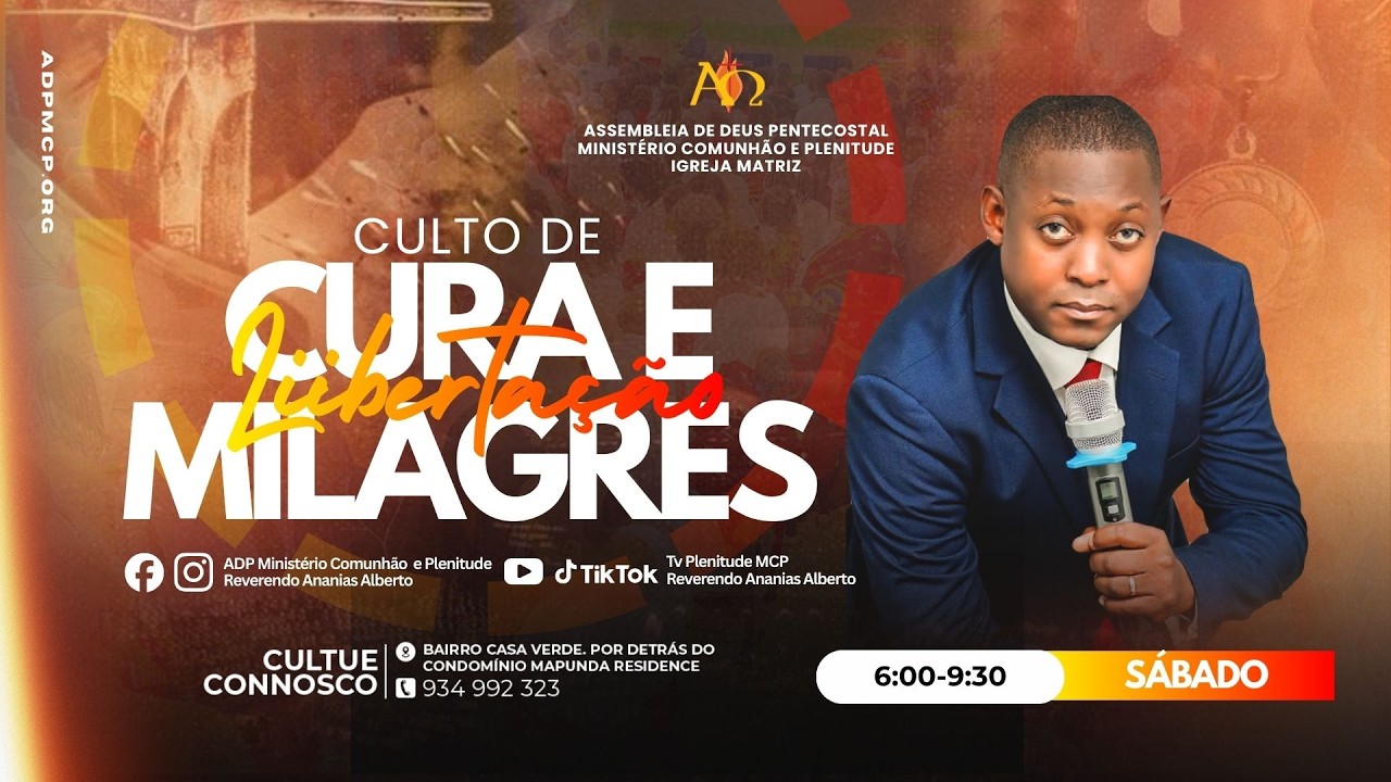 CULTO DE LIBERTAÇÃO, CURA E MILAGRES I TV PLENITUDE MCP I 07.03.2026