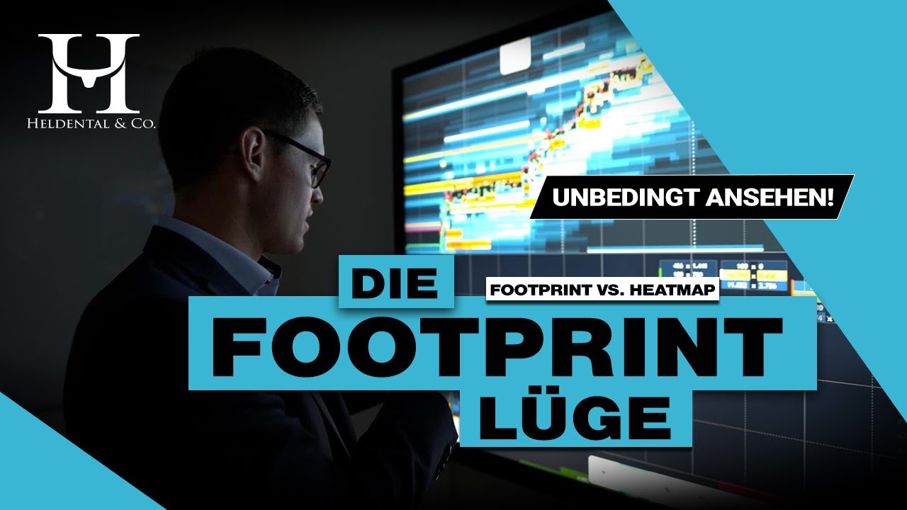 Die Footprint Lüge -Heatmap vs. Footprint (1154,25 USD Gewinntrade)