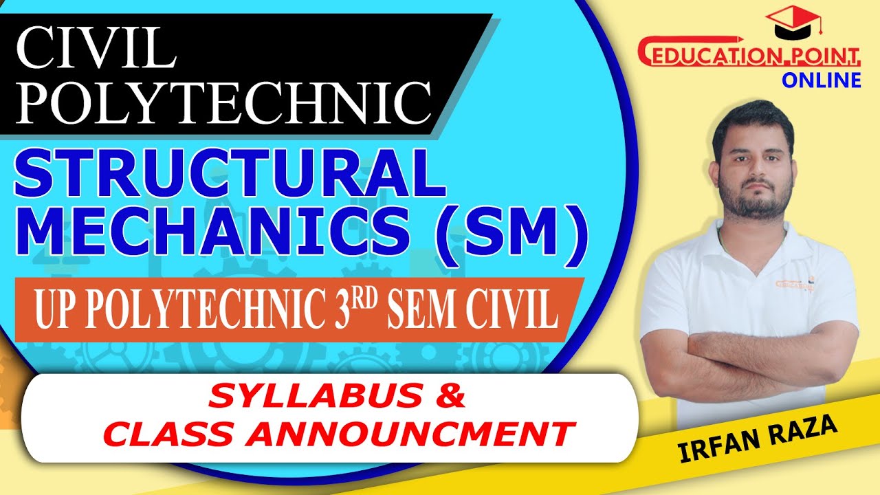 Structural Mechanics Up Polytechnic (BTEUP) Civil 3rd Sem Syllabus