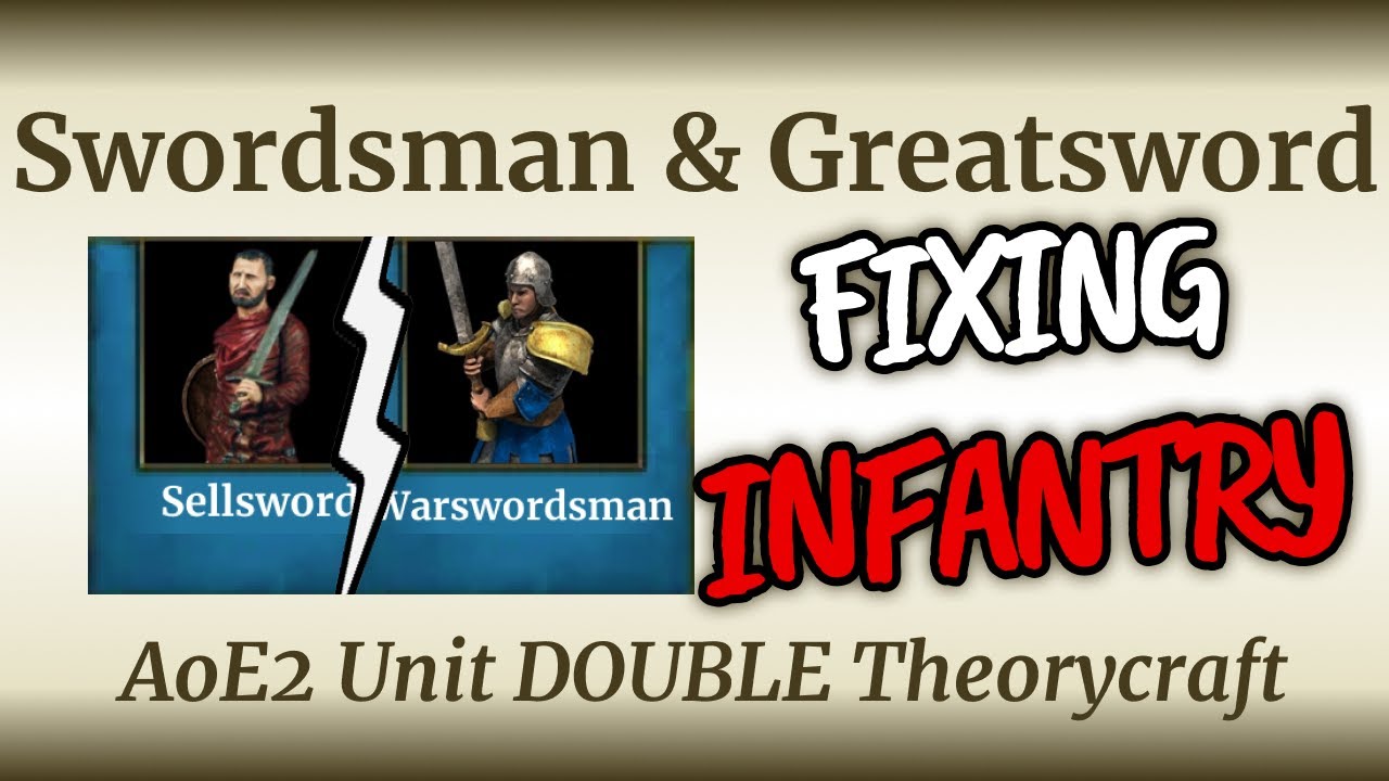 The Swordsman & Greatswordsman -- AoE2 Unit Theorycraft