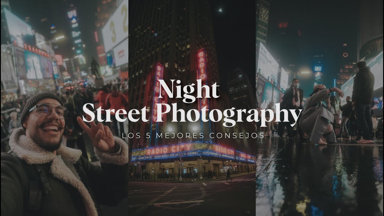 5 CONSEJOS de FOTOGRAFÍA CALLEJERA NOCTURNA que DEBES SABER ✨📸 Desde New York 🗽