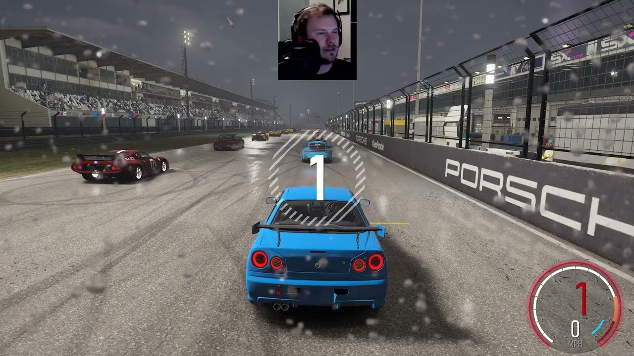 STARTING LAST: Nissan GTR R34 in the Wet! S Class Multiplayer AWD Blitz the Field (Forza Motorsport)