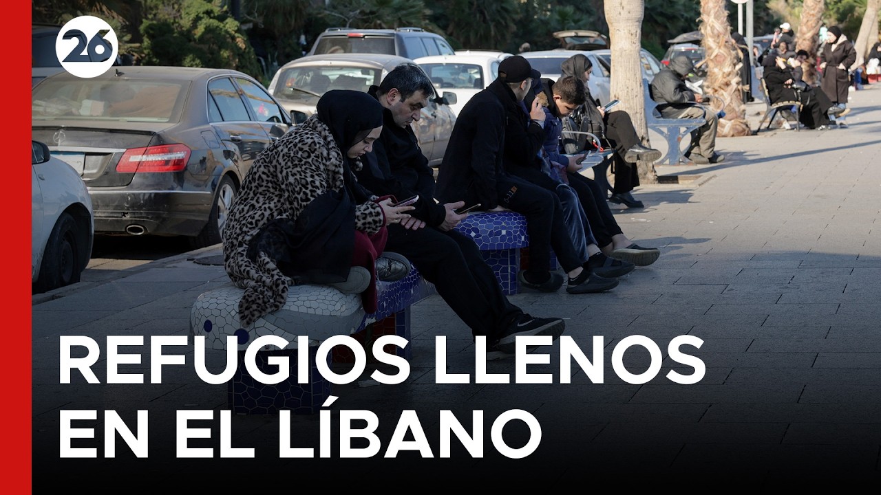 🇱🇧 CRISIS HUMANITARIA | Centros de refugiados se llenan de desplazados tras ataques en Líbano