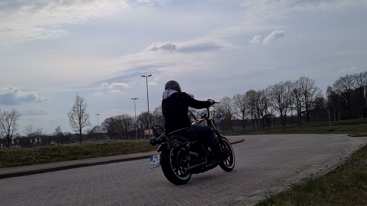 Falcon Double Groove mit Miller DB Eatern auf sportster 1200 Euro4