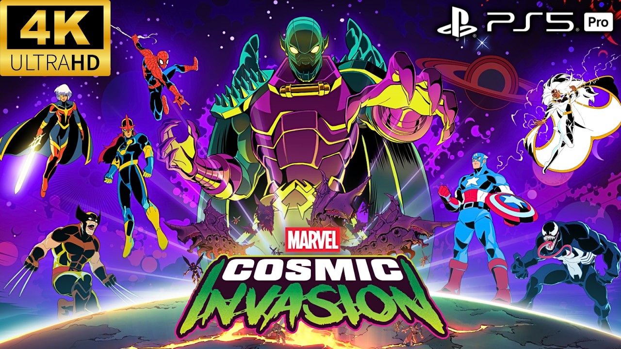 MARVEL Cosmic Invasion — первые 35 минут! Одиночный и кооперативный сетевой хаос для 4 игроков! [...