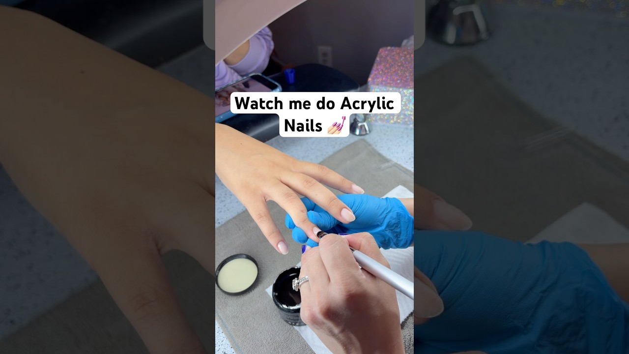 Watch me do ACRYLIC NAILS 💅🏻 
