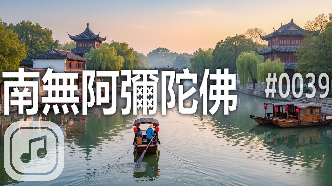 【南無阿彌陀佛】#0039｜悅耳佛樂｜禪宗風格旋律｜一句佛號滅八十億劫重罪｜靜聽音樂