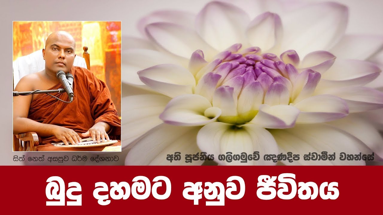 Ven Galigamuwe Gnanadeepa Thero - 2017-07-30 | Budu Dahamata Anuwa Jiwithaya | Sith Neth Asapuwa