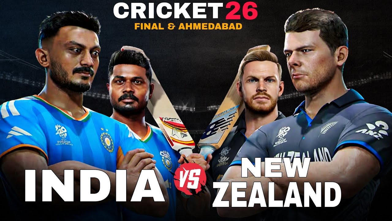 India vs New Zealand FINAL 😱 | Last Over Drama | Cricket 26