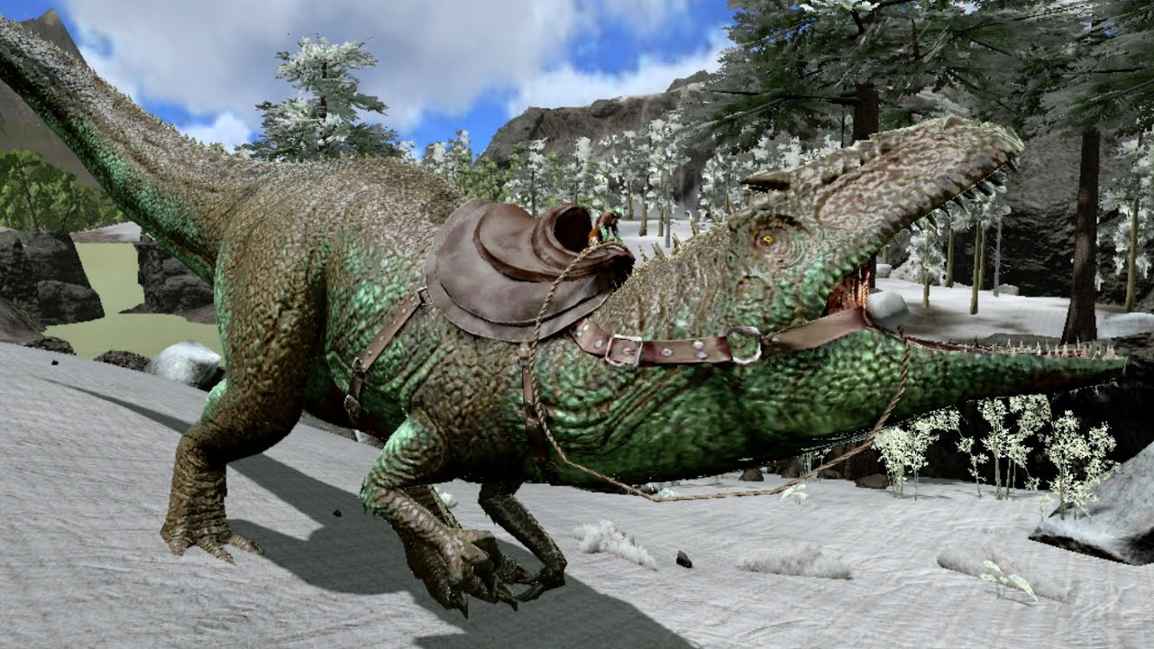 giganotosaurio doma explicación y 2 trampas ark mobile