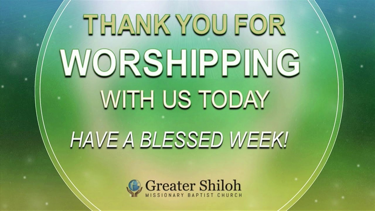 G.S.M.B.C. 03.01.2026 8 A.M. Service.