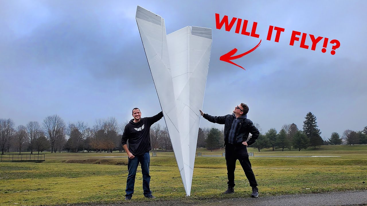 World's Largest RC Paper Airplane?! 🤯