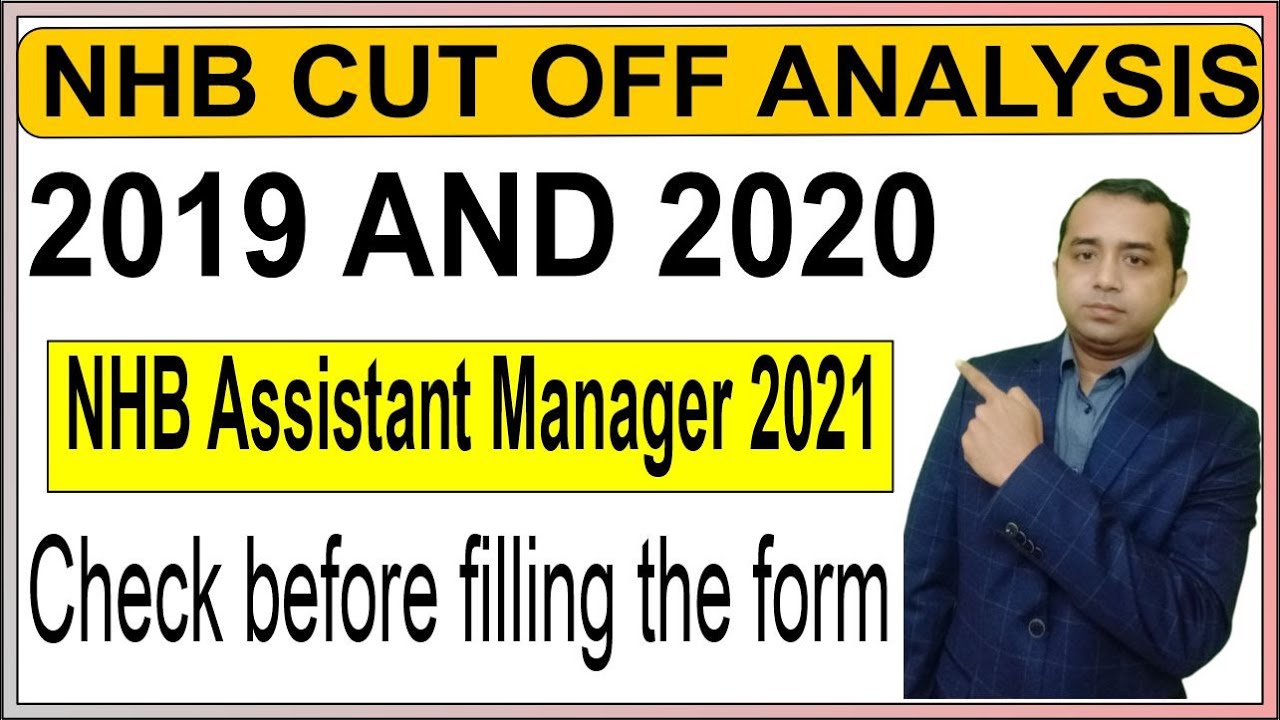 NHB Previous Year Cutoff 2019 & 2020 | NHB Assistant Manager 2021Notification | NHB Cutoff Analysis