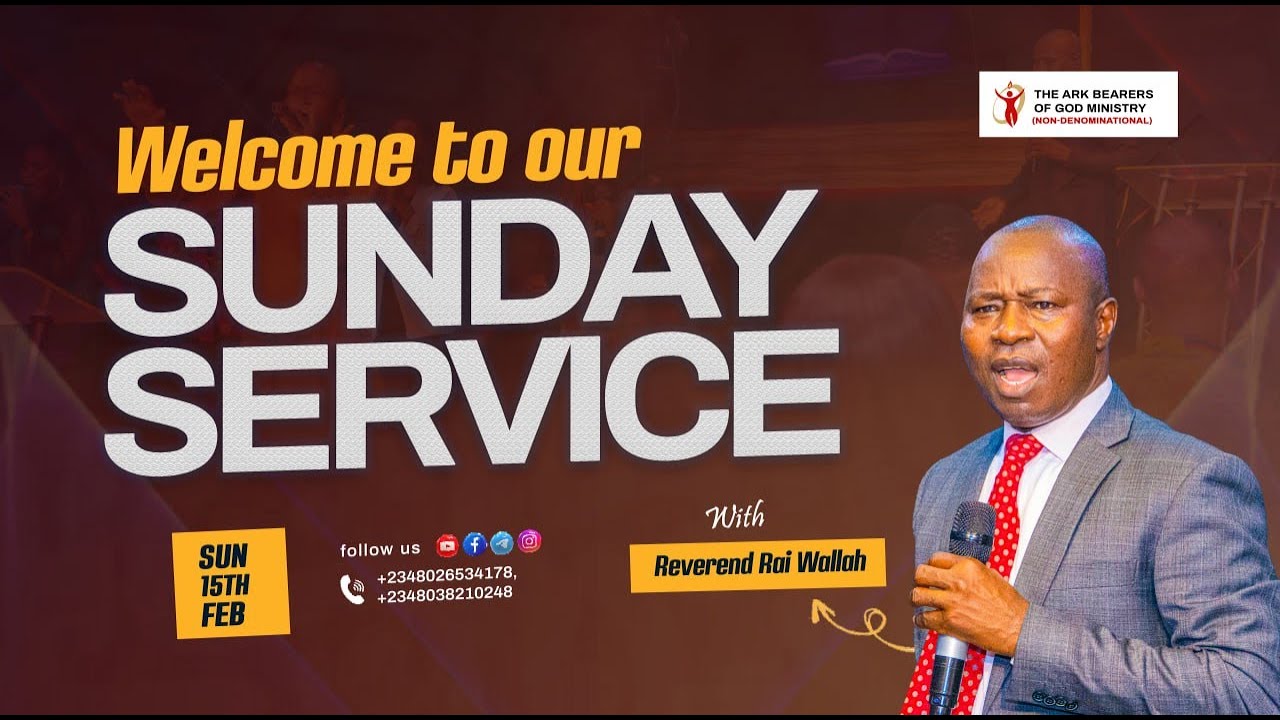 SUNDAY SREVICE || 15TH FEBRUARY 2026