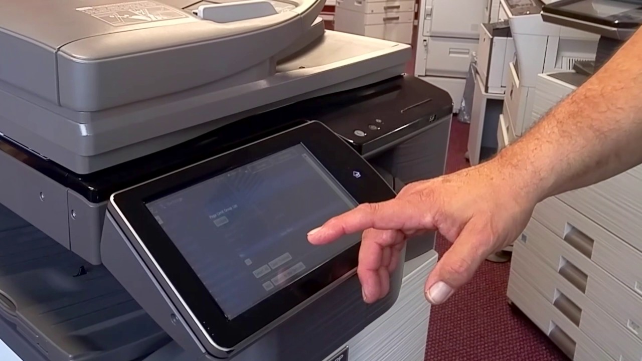 How To Setup A User Accounting On A Sharp Copier