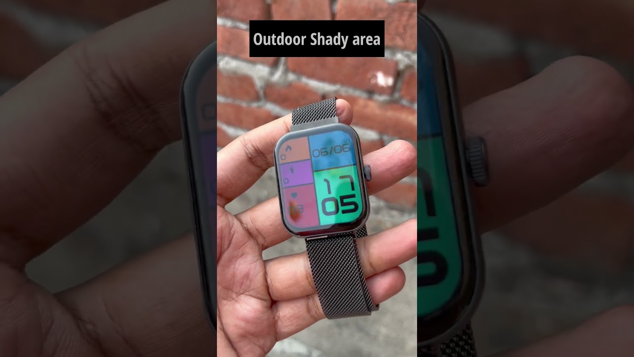 Boat Ultima Call Max Smartwatch Display Visibility Test | Indoor, Outdoor Display visibility #shorts