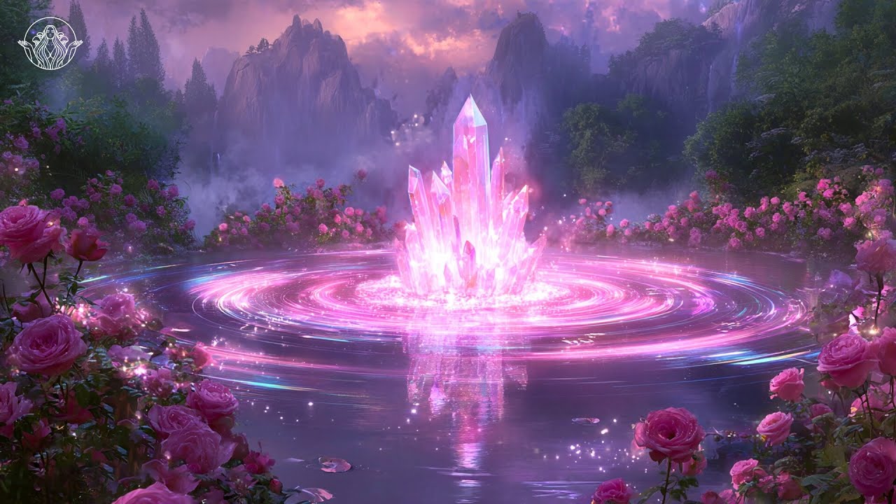 639Hz Rose Quartz Healing | Open Heart Chakra & Attract Love and Compassion