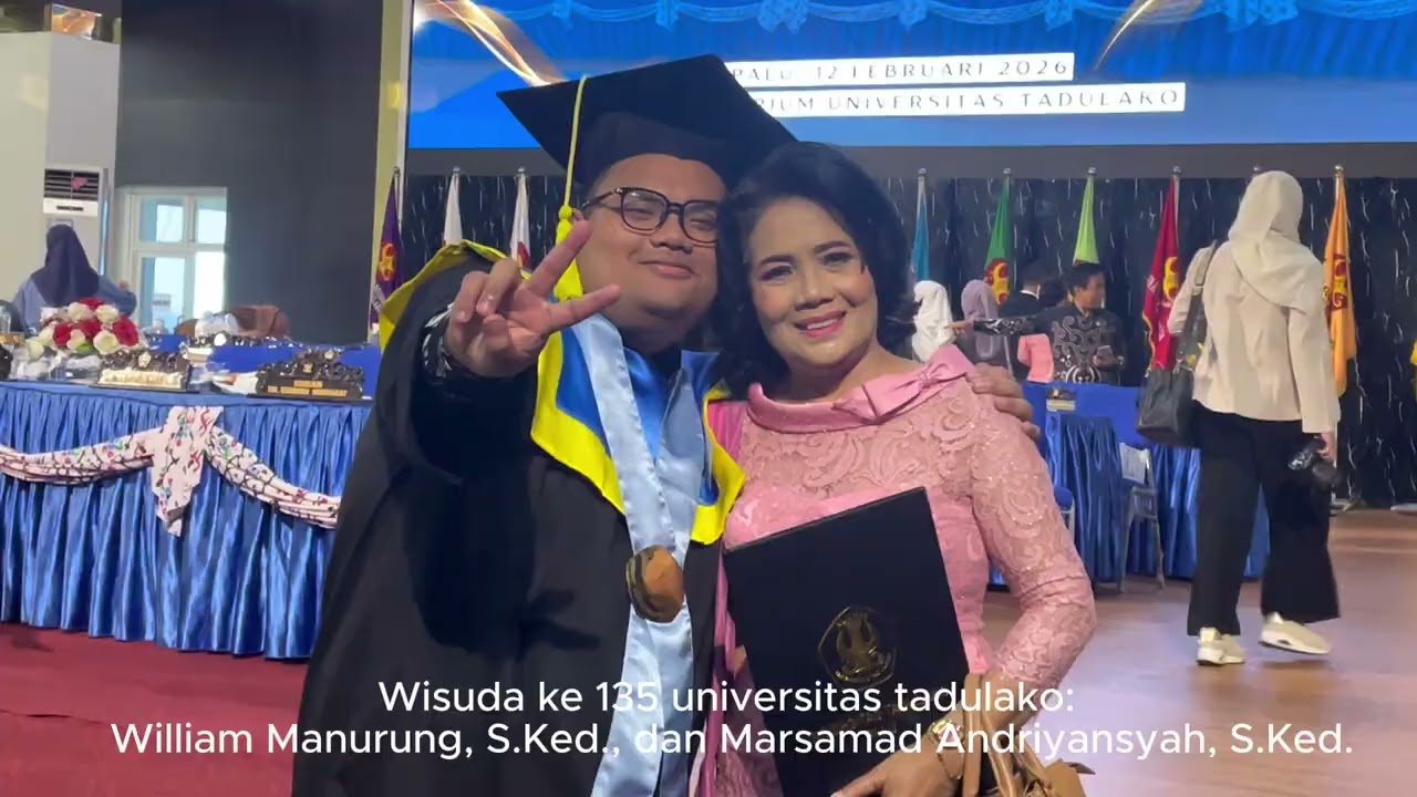 Wisuda ke 135 Universitas Tadulako, 12 Februari 2026