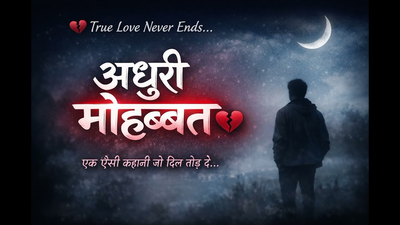 “अधूरी मोहब्बत – एक ऐसी कहानी जो कभी पूरी ना हो सकी”