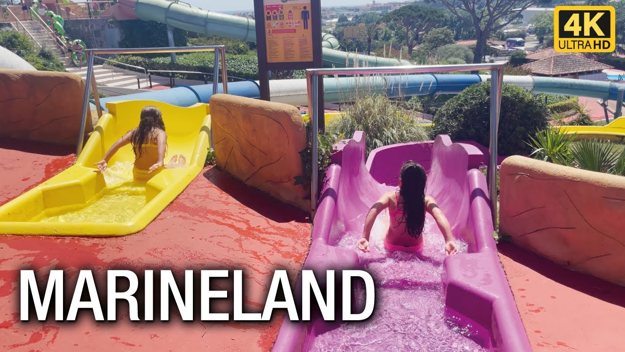 Marineland, Catalunya - Walking Tour 2024 - Dolphin Show